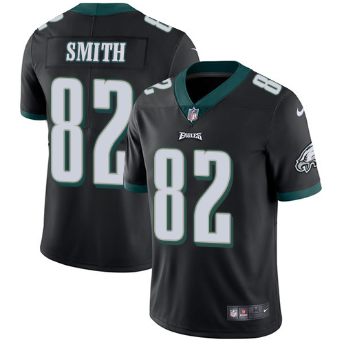 Nike Eagles #82 Torrey Smith Black Alternate Youth Stitched NFL Vapor Untouchable Limited Jersey